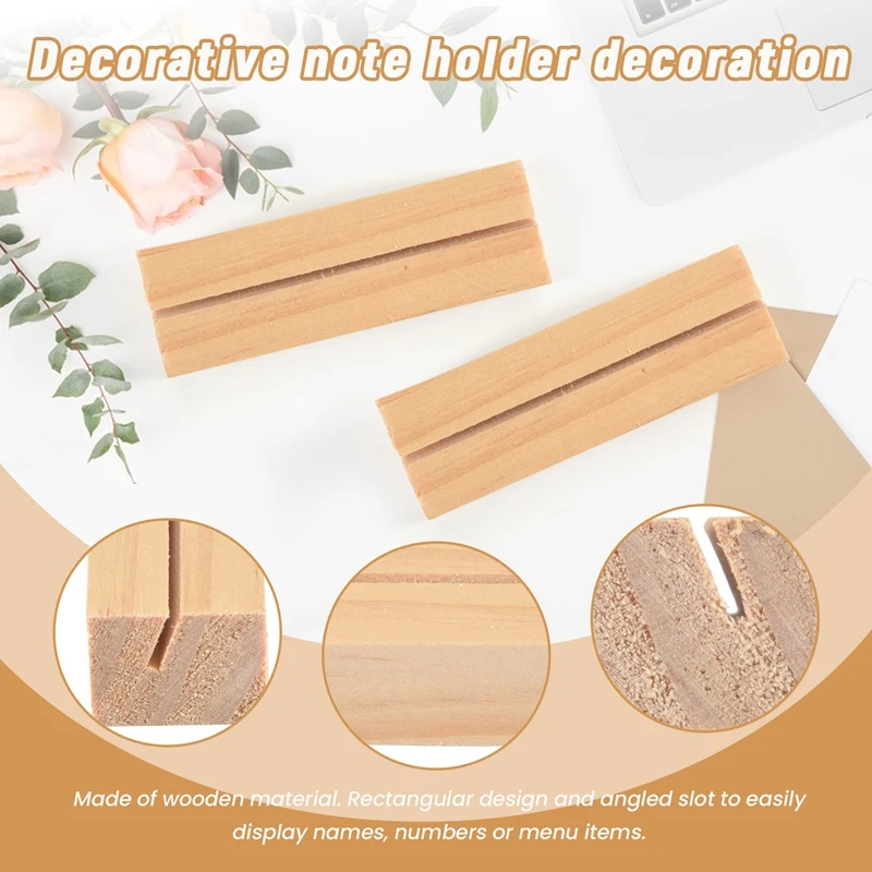 20 шт., деревянные держатели для карт