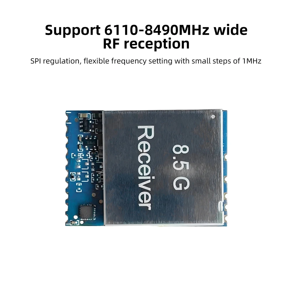 RX8500PRO SPI Drahtloses FPV-Empfängermodul 8.5G Hochempfindliche Analoge Videoübertragung 6110-8490MHz für Drohnenrennen – Detail 17