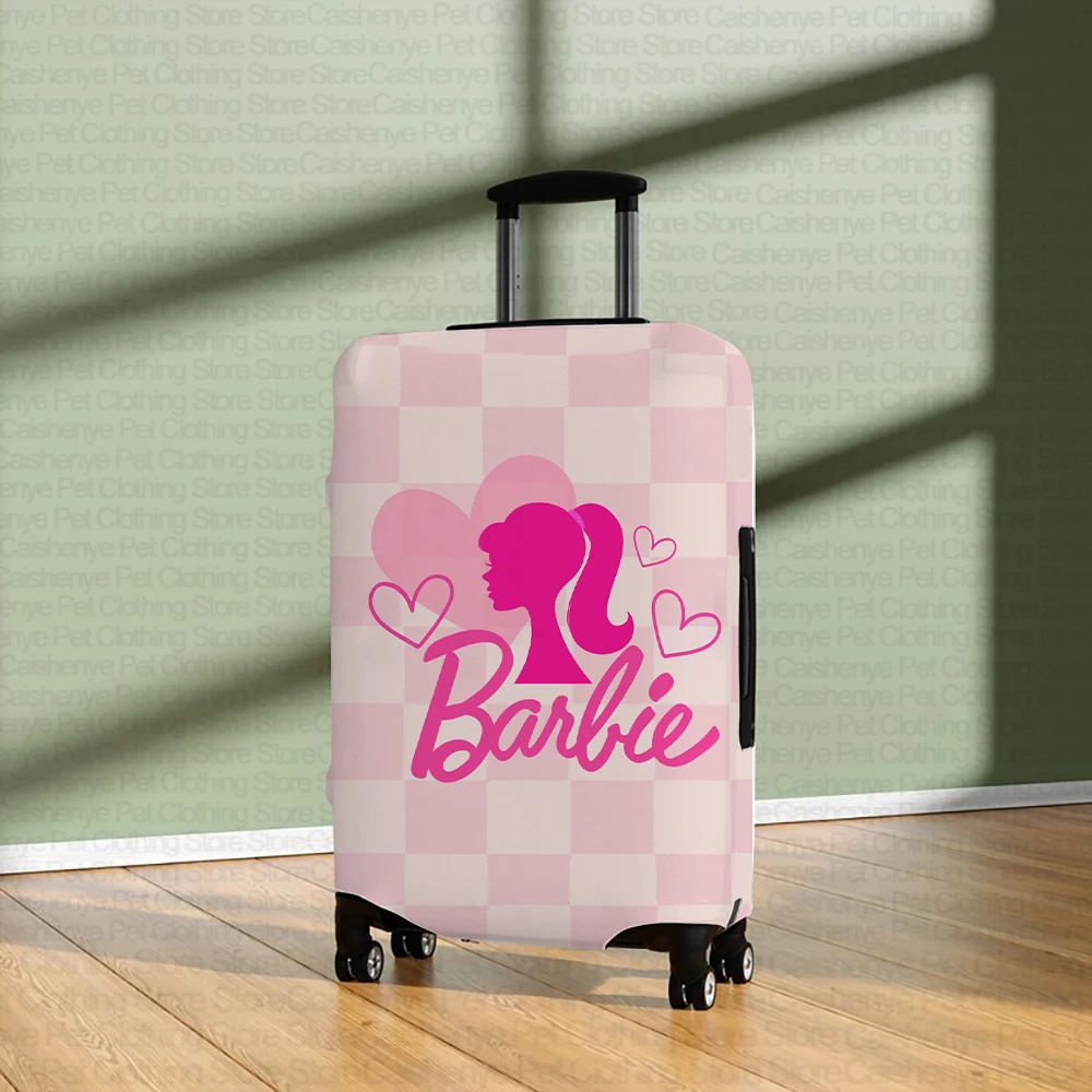 Trolley Case Barbie Princess Cartoon Pattern Print Suitcase Case 18-32 Inch Luggage Case Travel Accessories