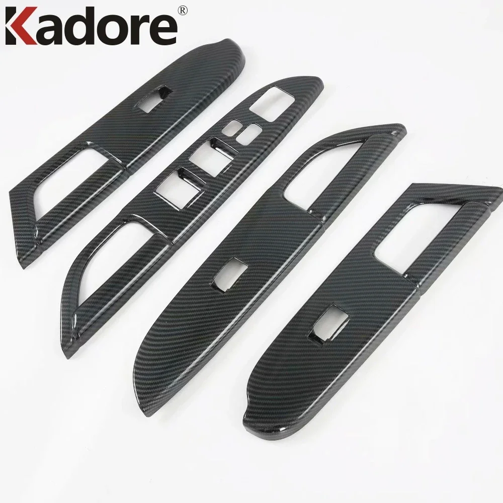 For Mitsubishi ASX RVR Outlander Sport 2013-2021 2022 2023 Interior Door Armrest Panel Window Lift Button Cover Trim Styling