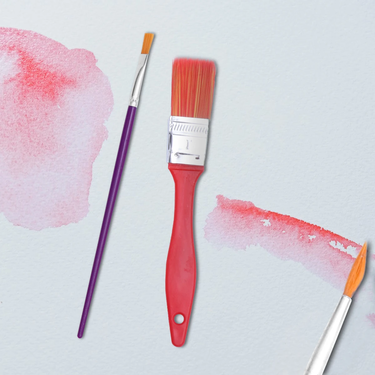 

16 Pcs Set Kids Early Diy Learning Nylon Painting Brushes Kids Art Tools Nylon Mix DIY Learning Toy For Children Creativity