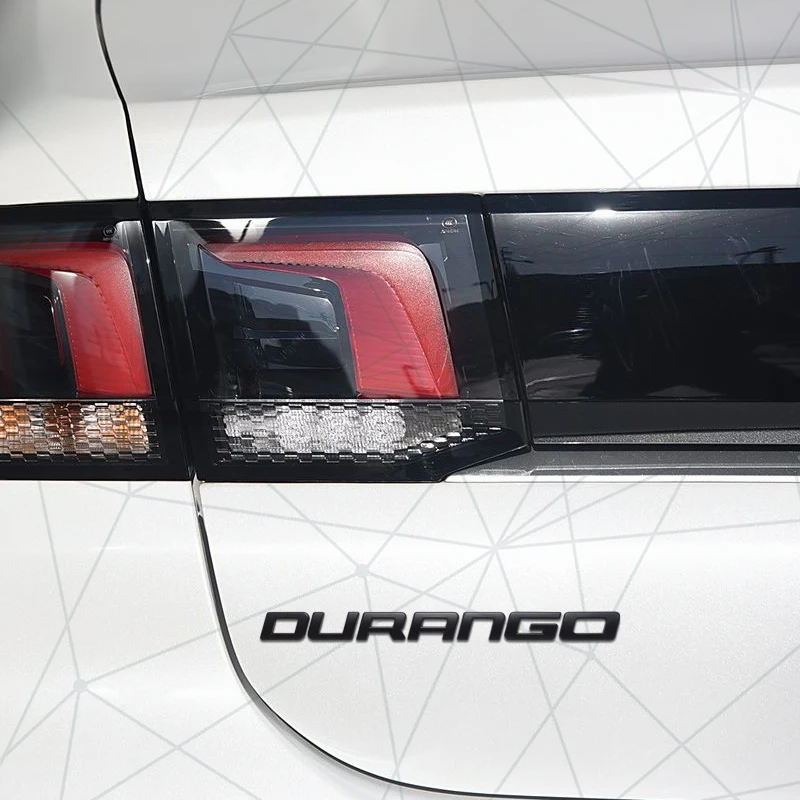 3D Auto Metal For Durango Badge Citadel 392 GT SXT Hellcat Car Rear Trunk Emblem Sticker LOGO Decor Body Styling view 4
