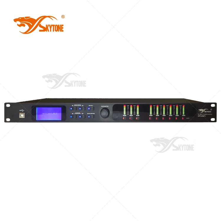 DF3.6SP + 7-Band 3 ingressi 6 uscite processore digitale Audio professionale