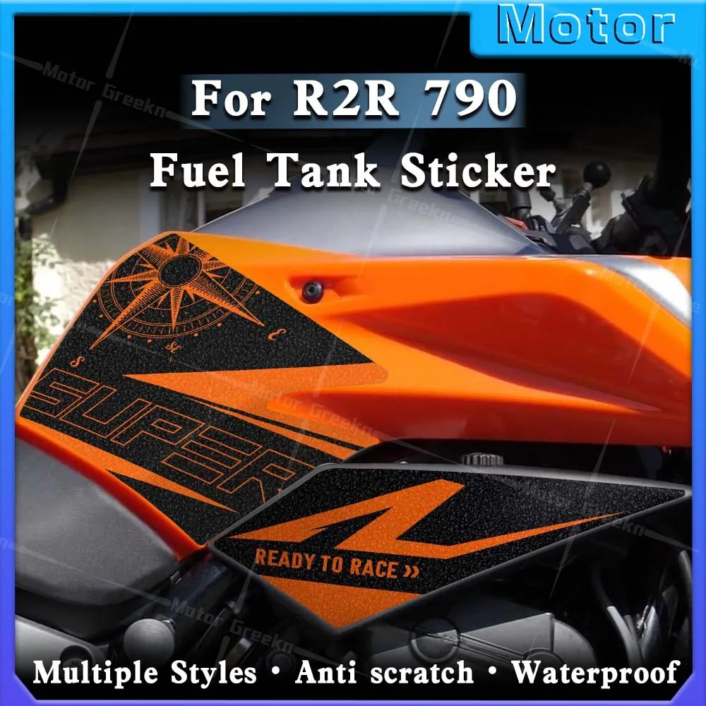 Frosted Motorcycle Sticker Side Fuel Tank Pad Protective Knee Grip Scratch-Proof Decal For 790 890 Duke 890R / 890GP 2018-2025