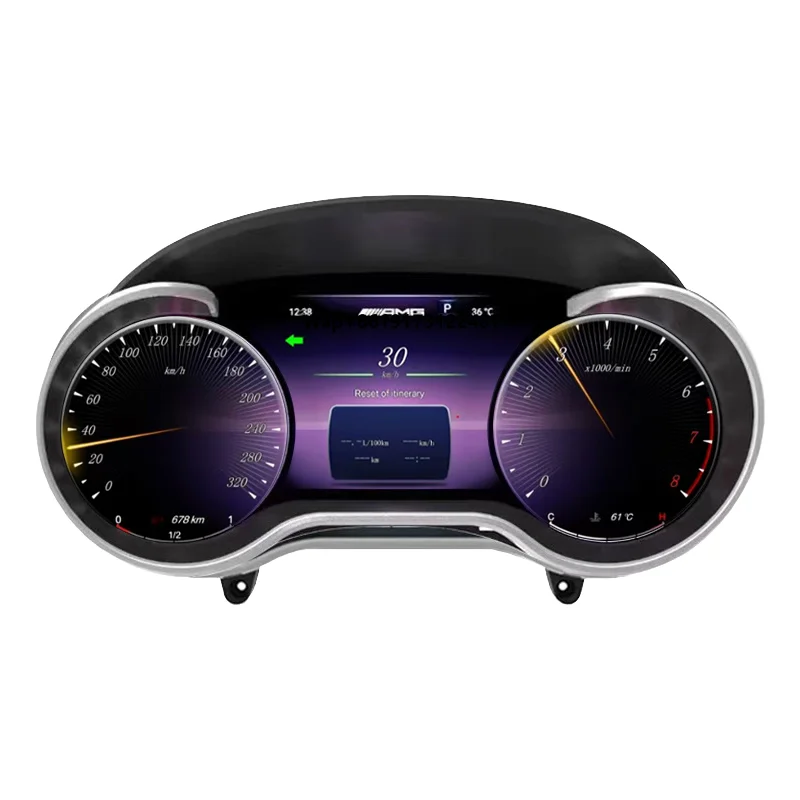 

12.3-inch Linux System Upgraded Instrument Panel Speedometer Digital Cluster for GLA 200 180 250 300