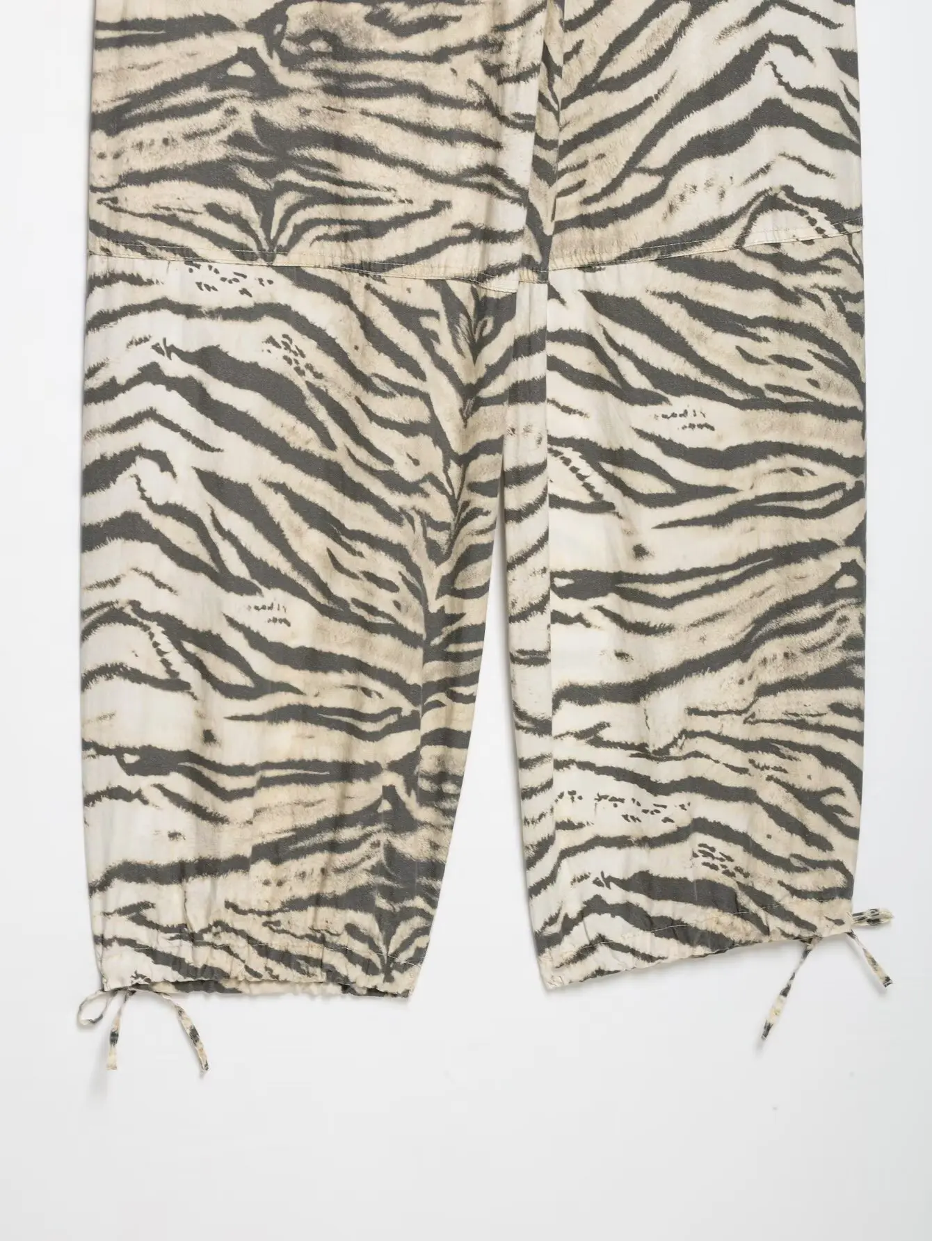 TFAFXY Vintage Casual Chic Damen Lange Hosen mit Tiermuster und Schleife – Modische Hosen für Sommer, Herbst und Urlaub 2026 – Detail 10