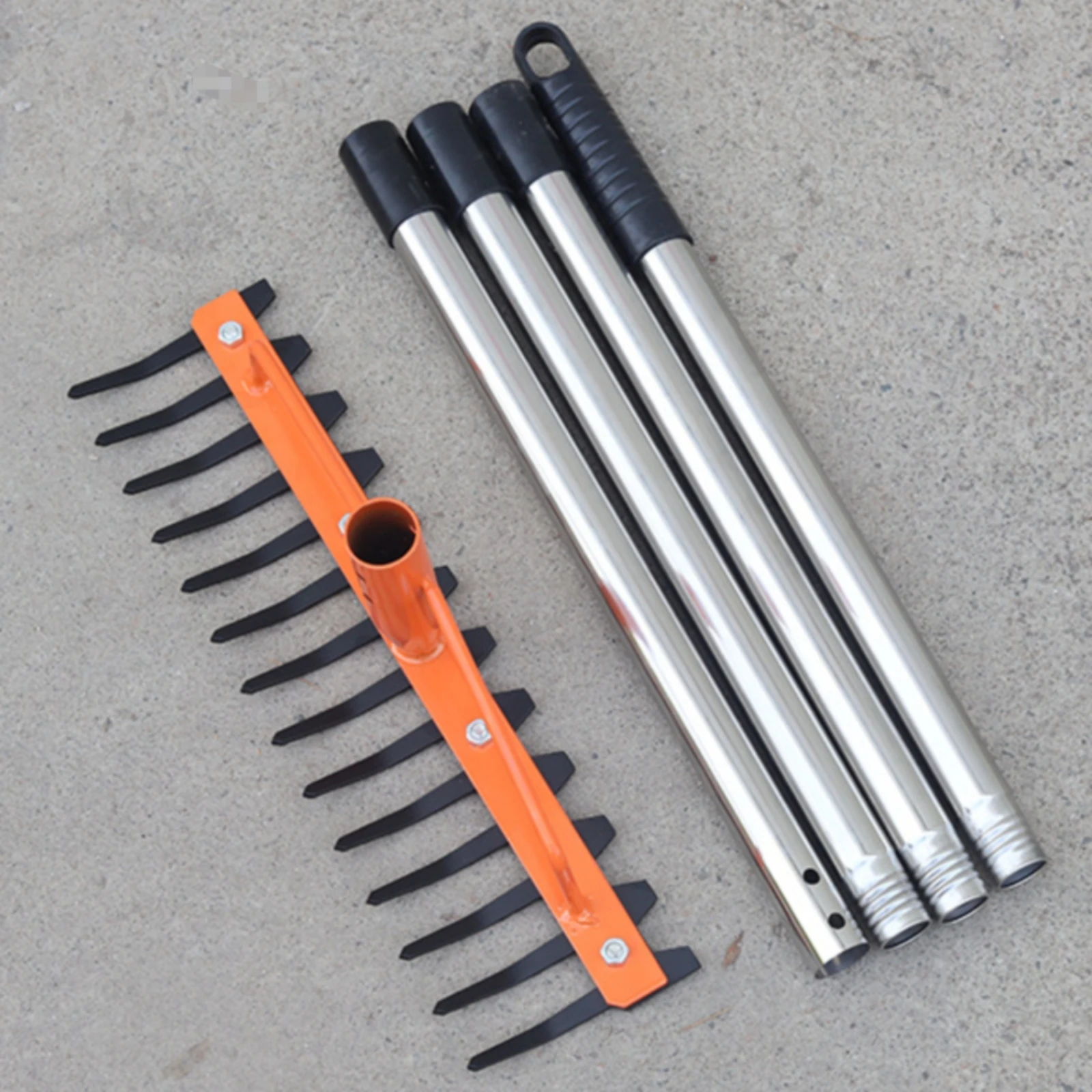 

14 Tooth Rake Easy to Assemble Bow Rake for Yard, Farm