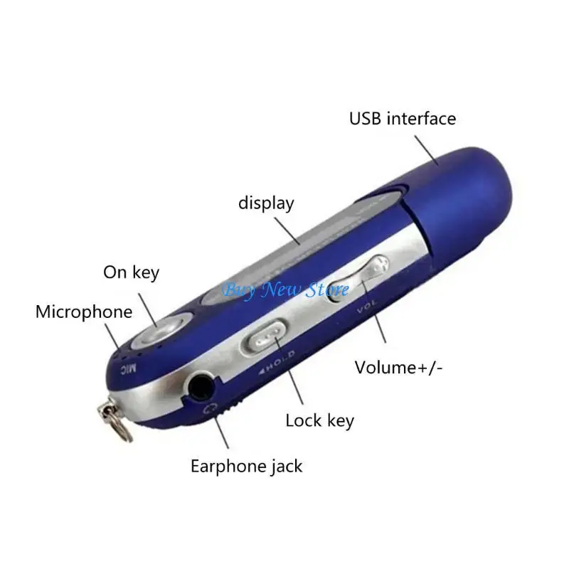 

20CE USB MP3 Player Portable Music Player Digital LCD Screen 8G Storage FM Radio