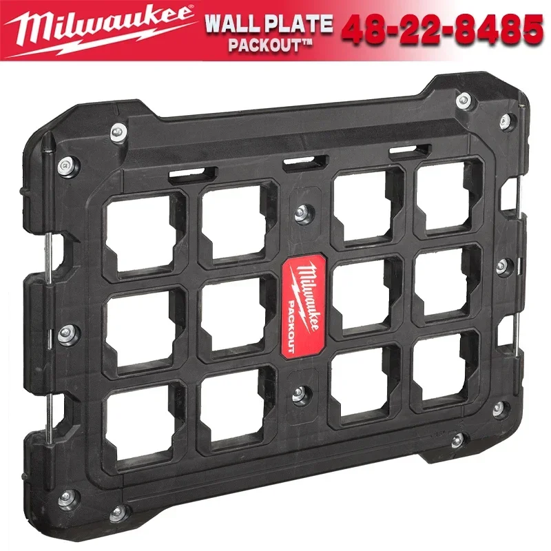 Pacote Milwaukee ™ Placa de Montagem Durável Resistência ao Impacto Polímero Rolamento de Carga Armazenamento Peças Sobressalentes Ferramentas Milwaue 48228485