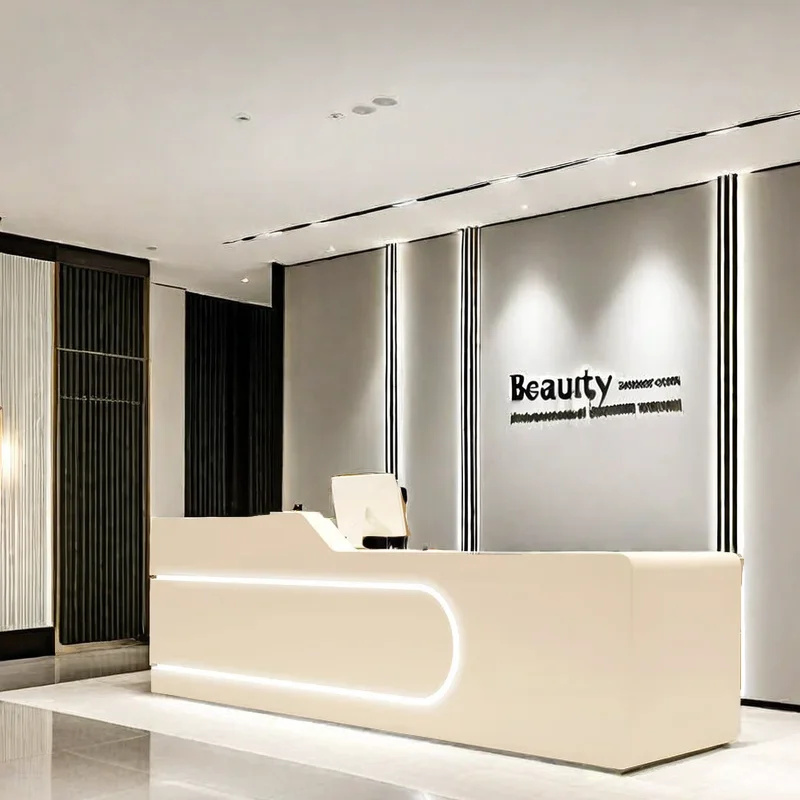 Beauty Salon Storage Help Desk Center Reception Table Office Shop Atril Counter Cosmetics Party Tables Pulpit Checkout Cashier