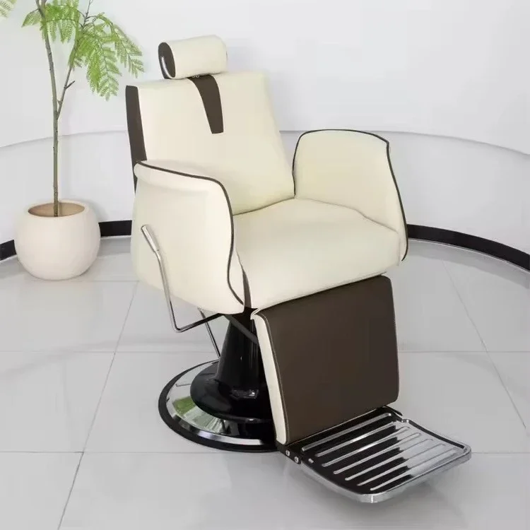 * Barbershop Salon Styling Chair Metal Chassis Salon Chair Furniture Hydraulic Hairdressing Chair for Sale