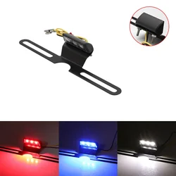 Universal Motorcycle Taillight License Plate Lamp Bracket 3LED Brake Rear Lamp Dirt bike Chopper Cafe Racer