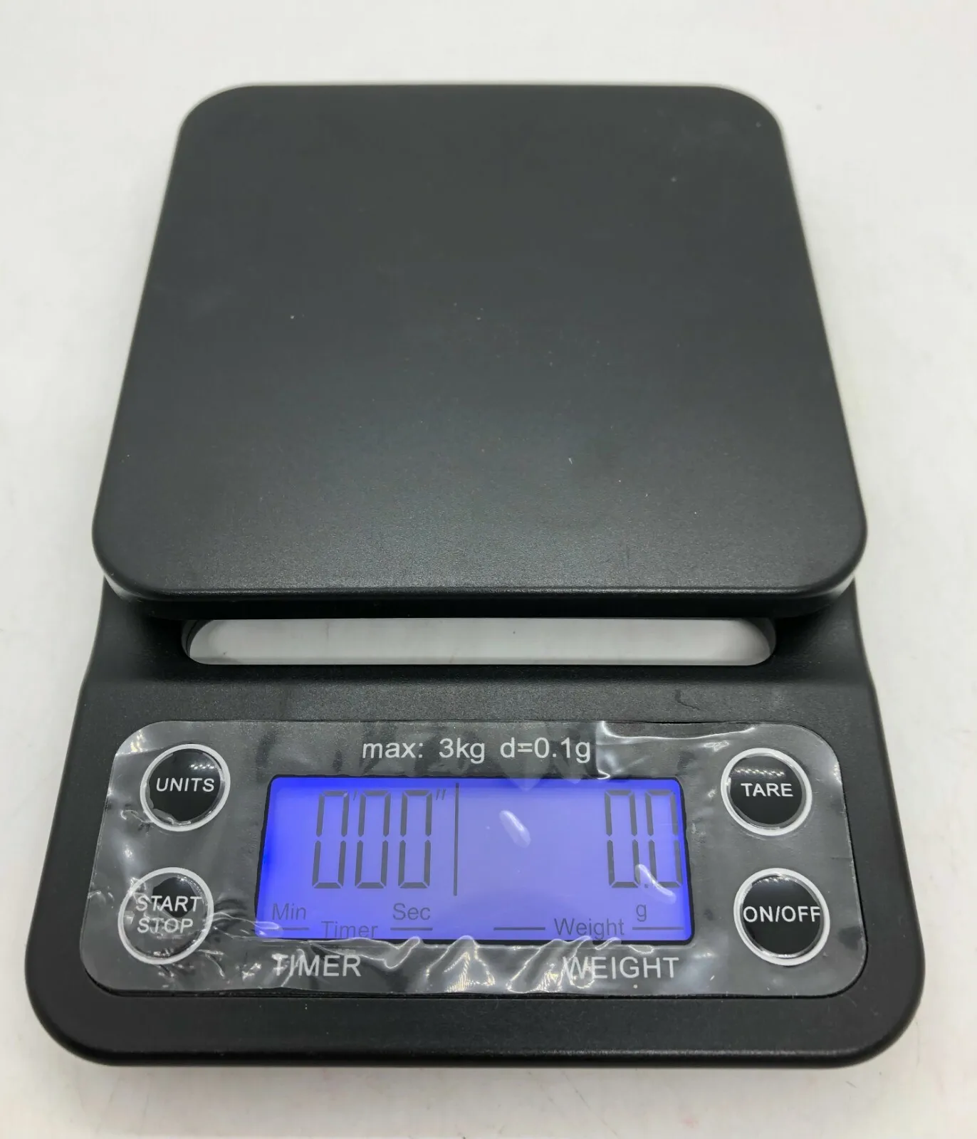 Electronic LCD digital kitchen food scale with timer