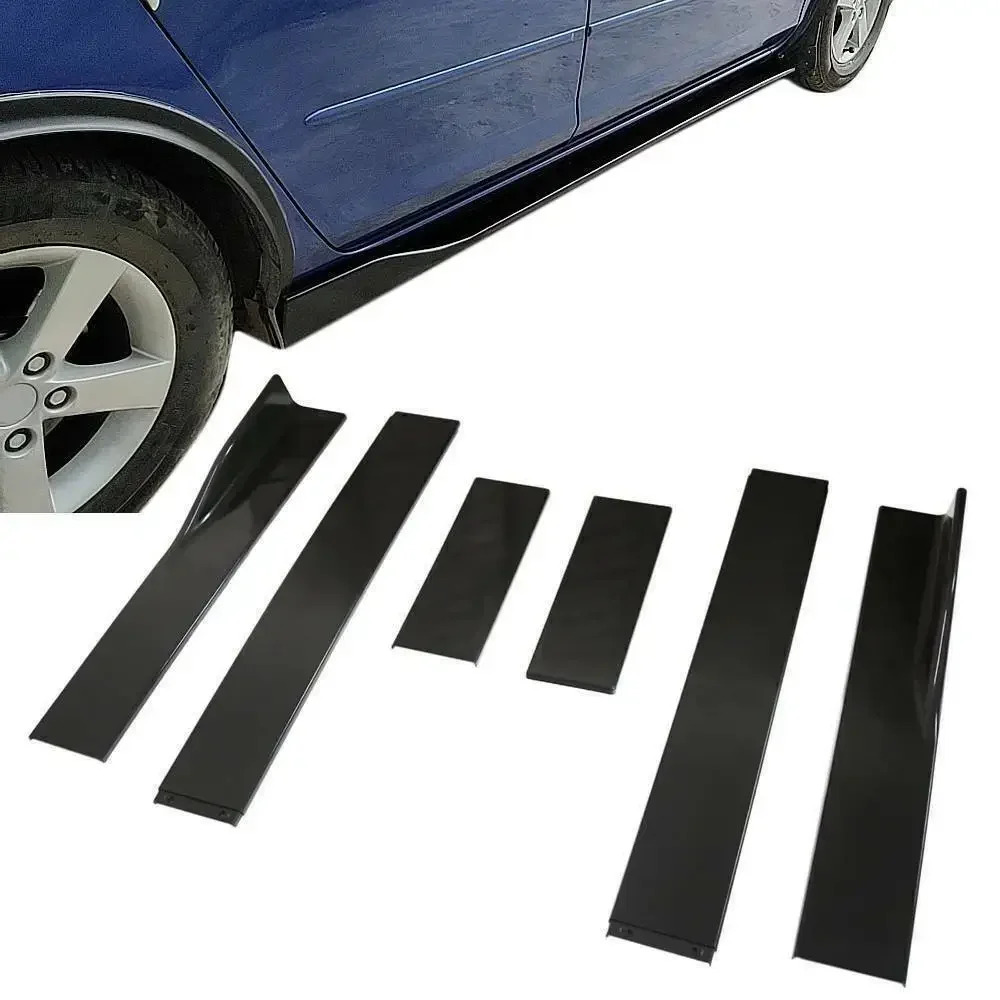 Universal Carbon Fiber Rear Bumper Lip Wrap Angle Splitter Diffuser 2M Side Skirt Spoiler Extension Mod Parts