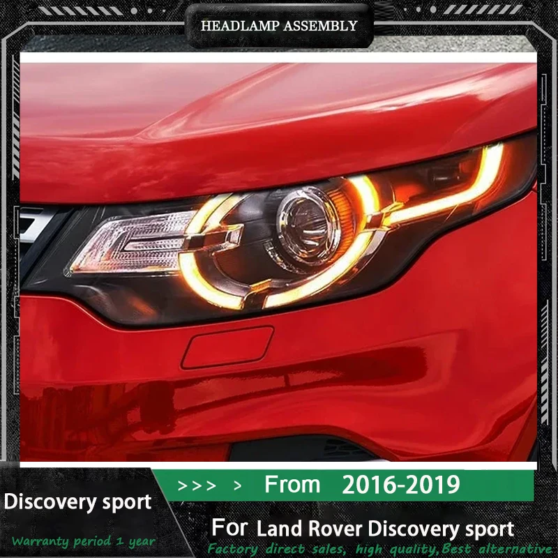 Car Full LED Headlights for Land Rover Discovery sport 2016-2019 new style full LED DRL Auto Signal light Headlamp Accembly
