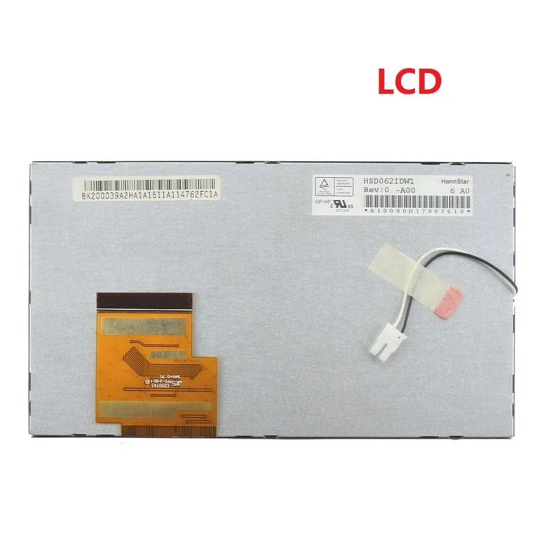 

6.2inch DVD Display 721CR60012-A0 LCD Screen HSD062IDW1-A00-A20 Touch Screen Digitizer Panel 155*88mm