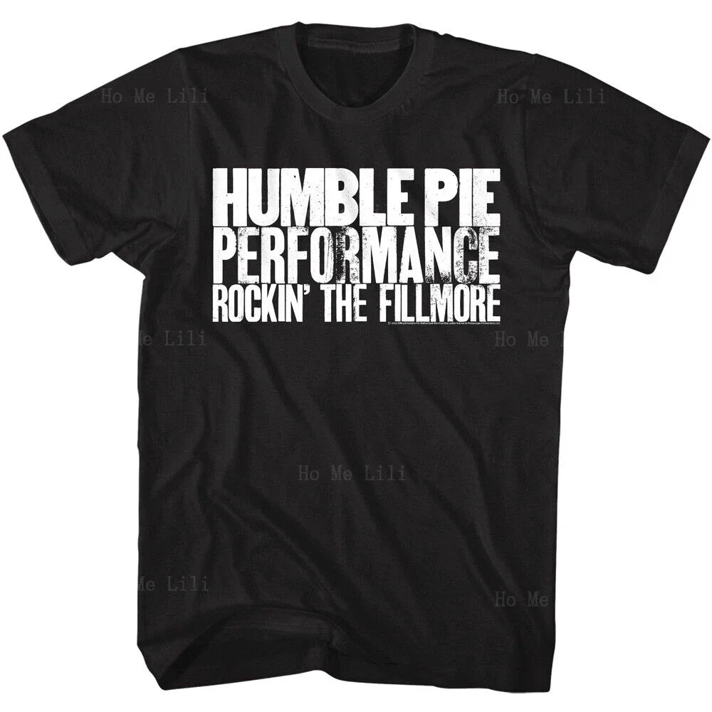 Humble Pie Rockin The Fillmore T-shirts For Men Luxury