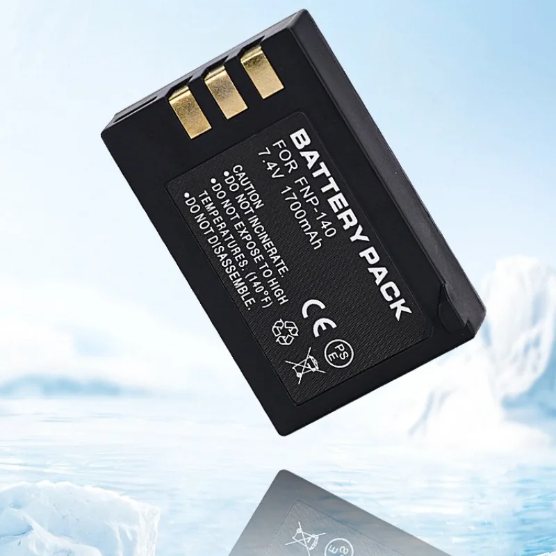 بطارية FNP-140 عالية السعة 1700 مللي أمبير في الساعة لـ Fujifilm FinePix S100fs S205EXR S200 S205 EXR كاميرا رقمية مصدر طاقة طويل الأمد #2