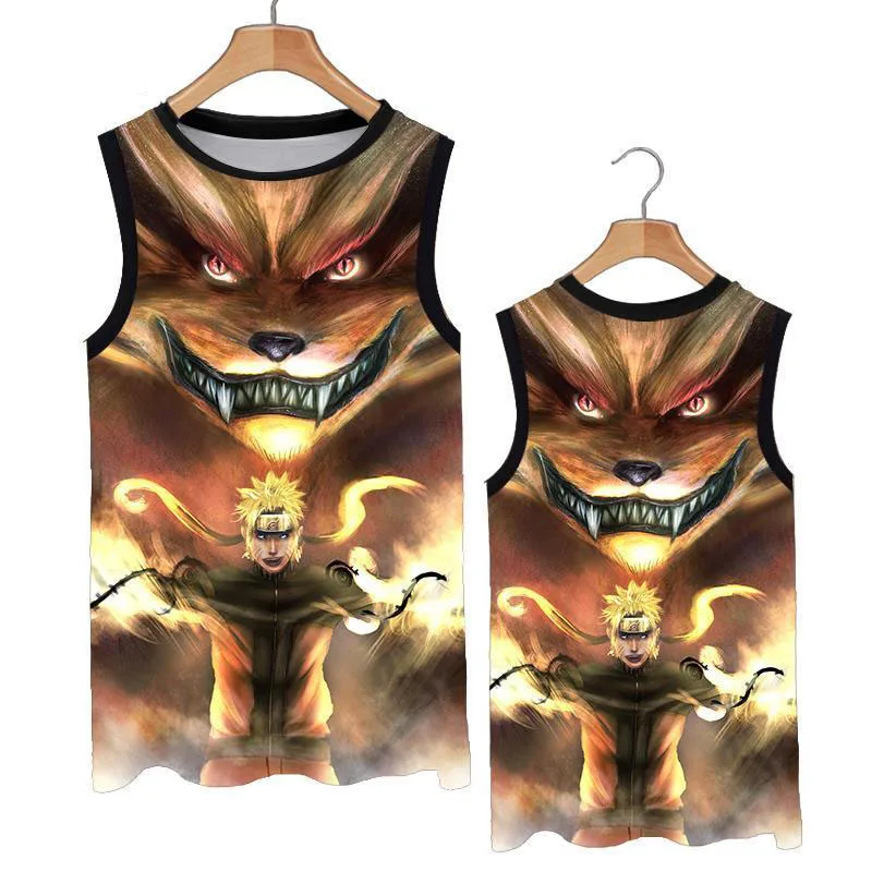 

Naruto High Winds Pass T-shirts with Short Sleeves Male Naruto Sasuke Uchiha Spot in The Six and A Half Sleeve Quick-drying Vest