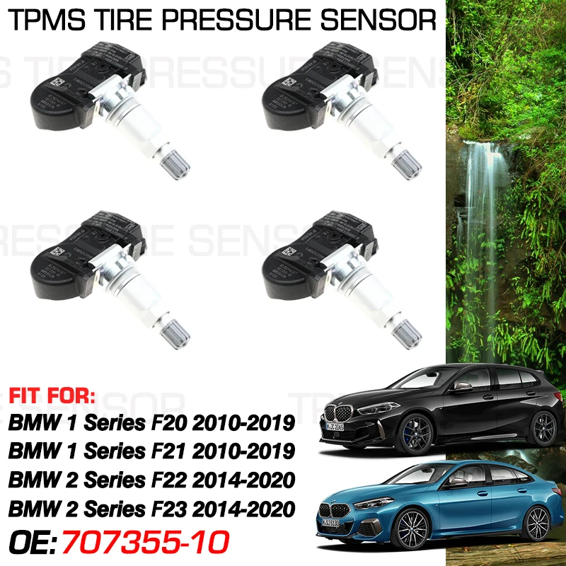 For BMW 1 Series F20 F21 118i 2010-2019 BMW 2 Series F22 F23 2014-2020 433MHz Tire Pressure Monitor System 707355-10 A2C59517073