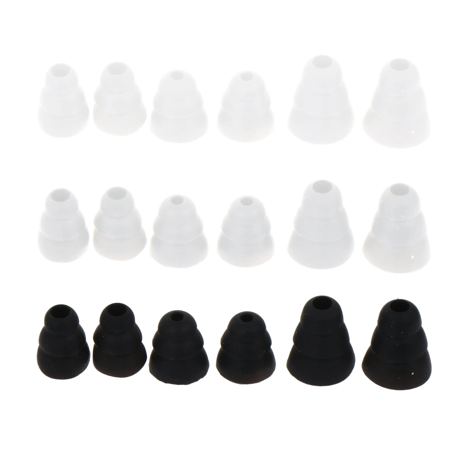 36 Pcs Noise Reducing Ear Plugs Headphone Silicone Case Earplug Tips Earbuds Cover Catheter In-ear Earphone for