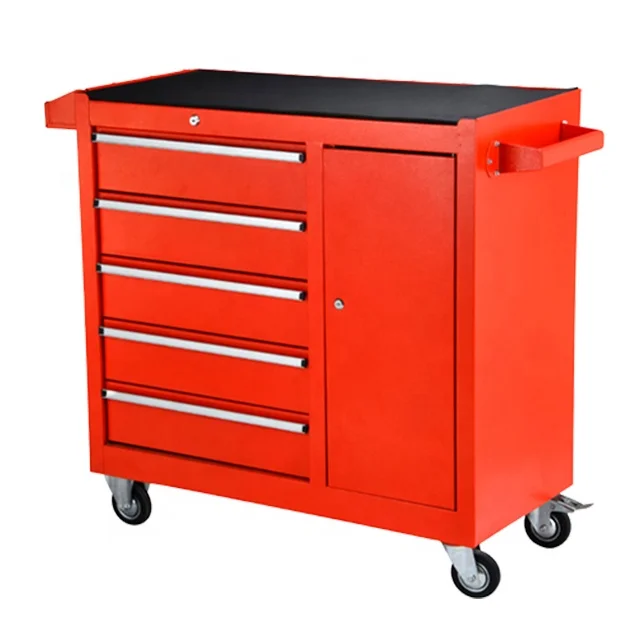 Large rolling tool storage tool chest cabinets