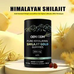 1 bottle of shilajit gummy candy balanced nutrition promotes metabolism improves immunity is a health food