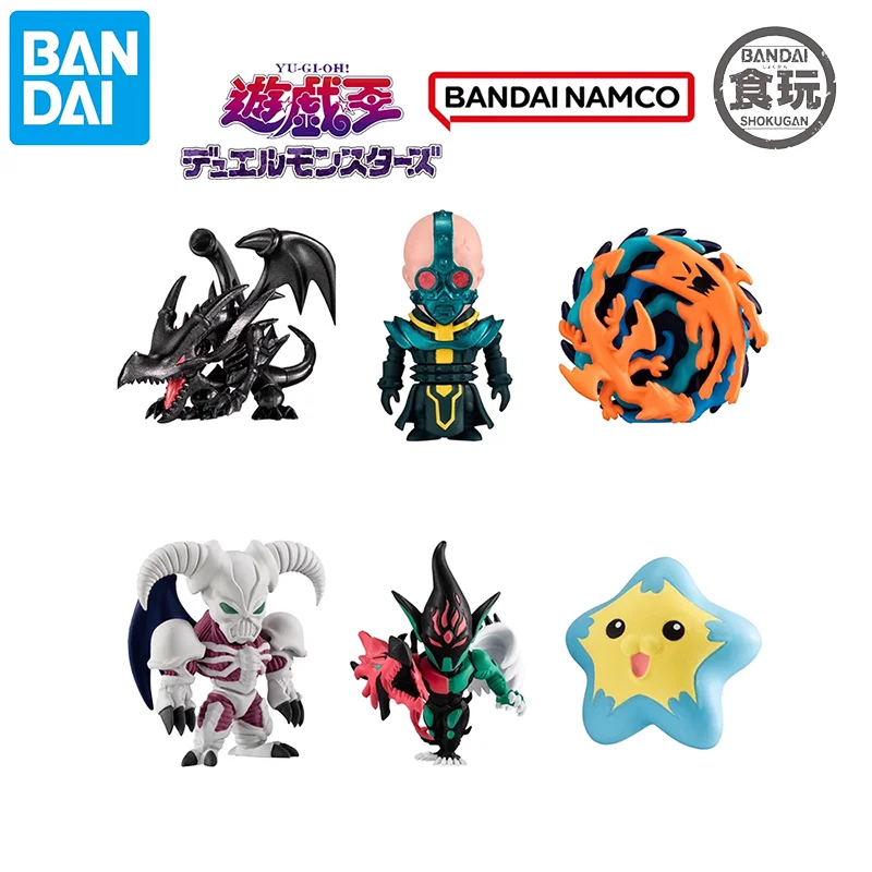 Bandai Original Shokugan Yu-Gi-Oh! Collection 02 Red-Eyes Black Dragon Anime Action Figures Toys Model Kids Gifts for Boys Girls