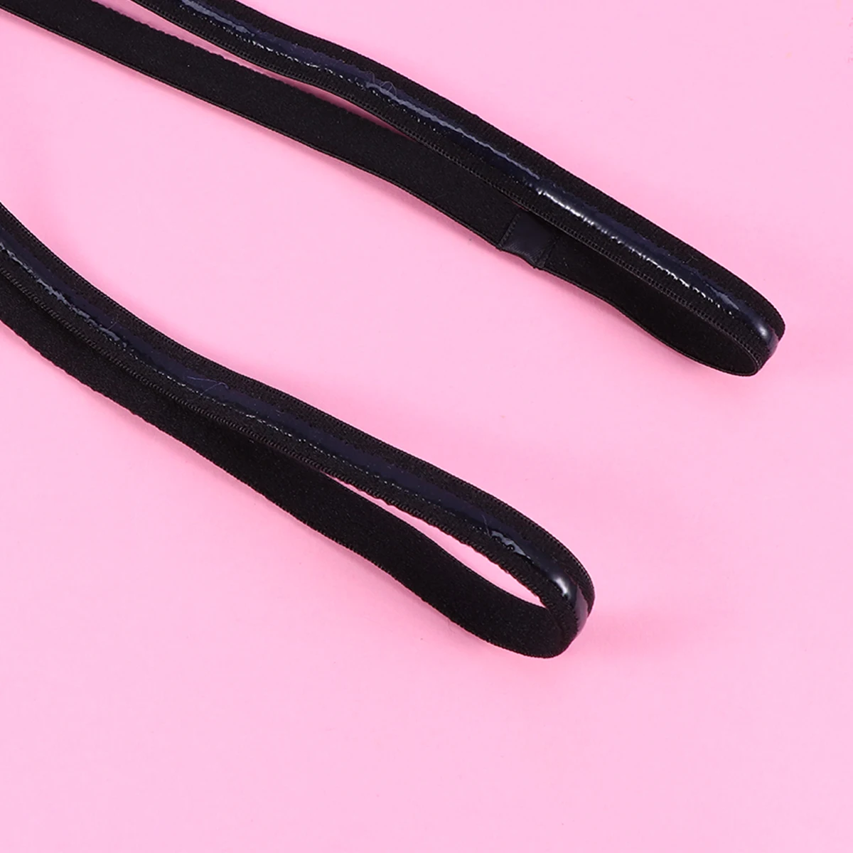 

9Pcs Durable Stretchy Running Headband For Exercise Yoga Dance Sweat Proof Hair Accessory Black