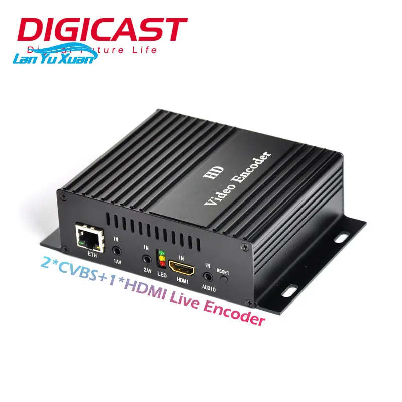 Digicast DMB-8800A H.264 1080P for Server with IP Live Streaming Encoder Supporting STB Decoding Via RTMP/RTSP Protocols