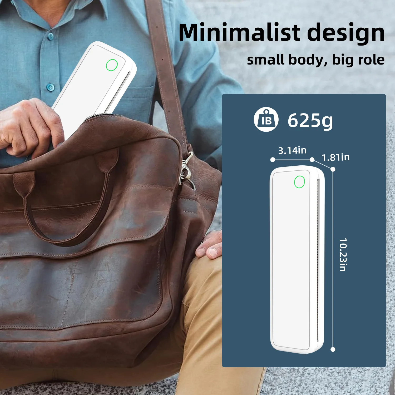 

Suitable for The new cross-border thermal A4 home printer can be connected to mobile phones for wireless office, portable learni