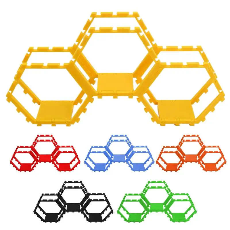 

Honeycomb Display Shelves 3 Pieces Wall Mounted Pop Figures Display Stylish Desktop Decoration Picture Toy Storage Shelf