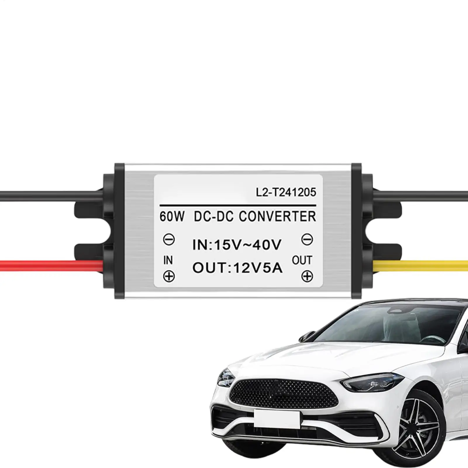 DC Step Down Transformer Adjustable Voltage Regulator Adjustable Step Down Converter For Automotive Truck RV Auto Electronics