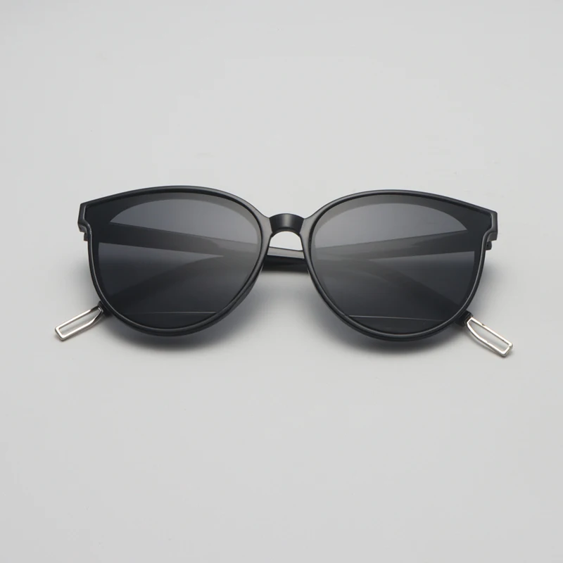 Cat Eye Vintage Sunglasses Woman Brand Designer Round Sun Glasses Female Fashion Jelly color Gradient Mirror Oculos De Sol