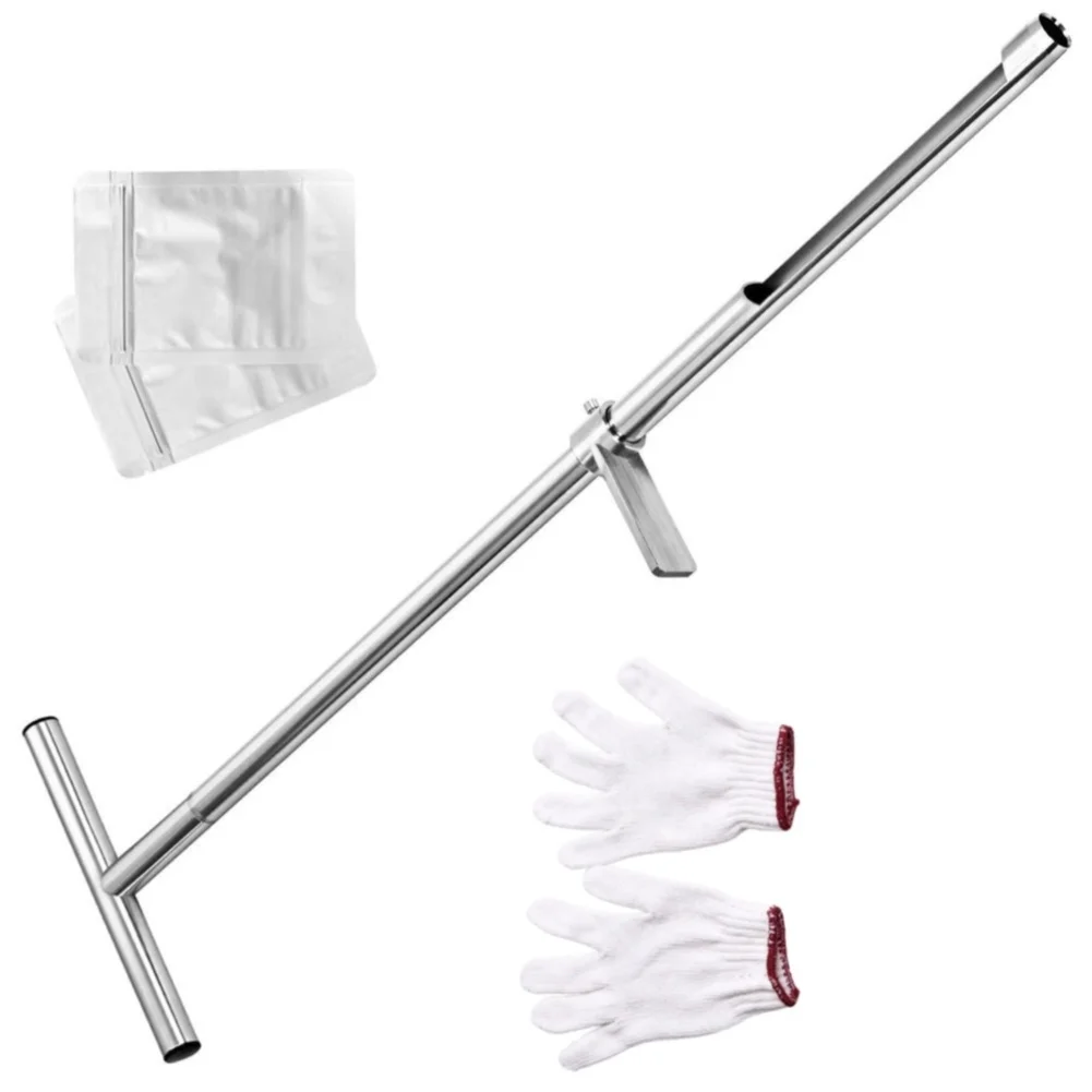 36 Inch Stainless Steel Soil Sampling Probe with T Handle for Farm Agriculture Soil Sampling and Field Data Collection