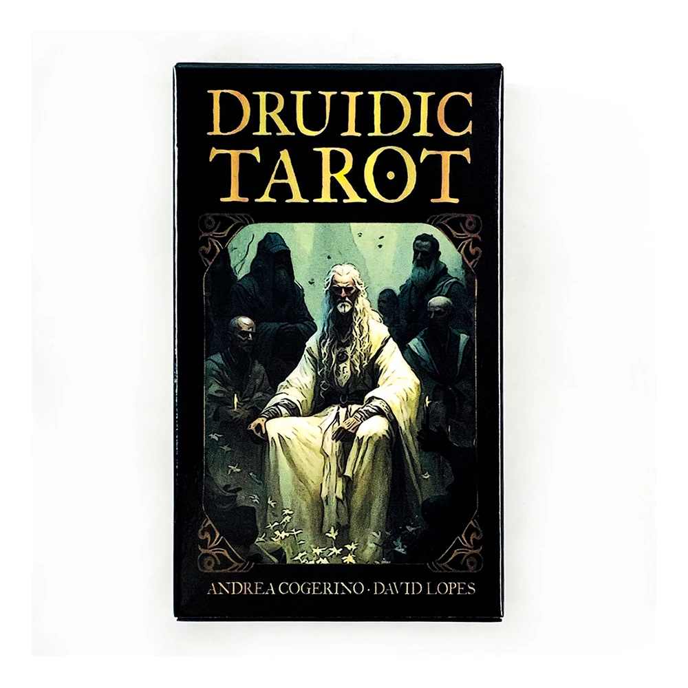 DRUIDIC TAROT Cards 78 Cards Fortune Telling Mysterious Divination Board Game Cards Game Spiritual Supplies for Tarot Collectors