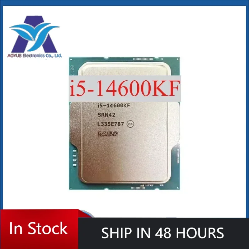 1pcs Perfect Intel Core i5-14600KF i5 14600KF 14600 CPU processor LGA 1700