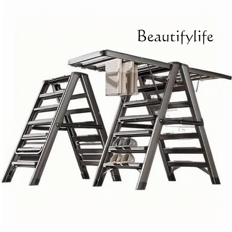 Pd BJ Modern Adjusable Clothes Hanger Mulifunction Pretty Bathroom Clothes Drying Rack Organizer Foldable Appendiabiti Home Furn