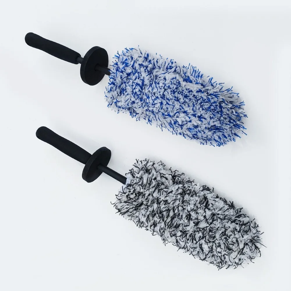 1/2Pcs Car Cleaning Brush Car Cleaning Wheel Brush Super Soft Car Detailing Pocket Mitt Brush Tool for Car Care Accessories