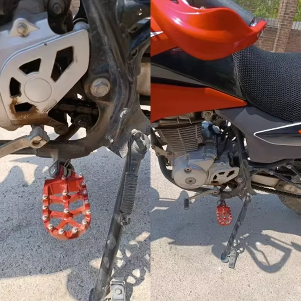 For HONDA XR190 XR190L XR 190 190L XR150 XR150L XR 150 150L 125 XR125 XR125L Accessories Footrest Footpegs Foot Pegs Rests Pedal