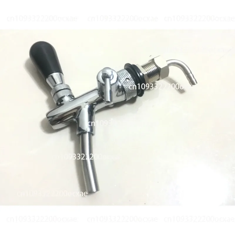 

Craft Stainless Steel Draft Beer Machine Beer Column Tap Adjustable Flow Rate Long Handle Beer Outlet Valve