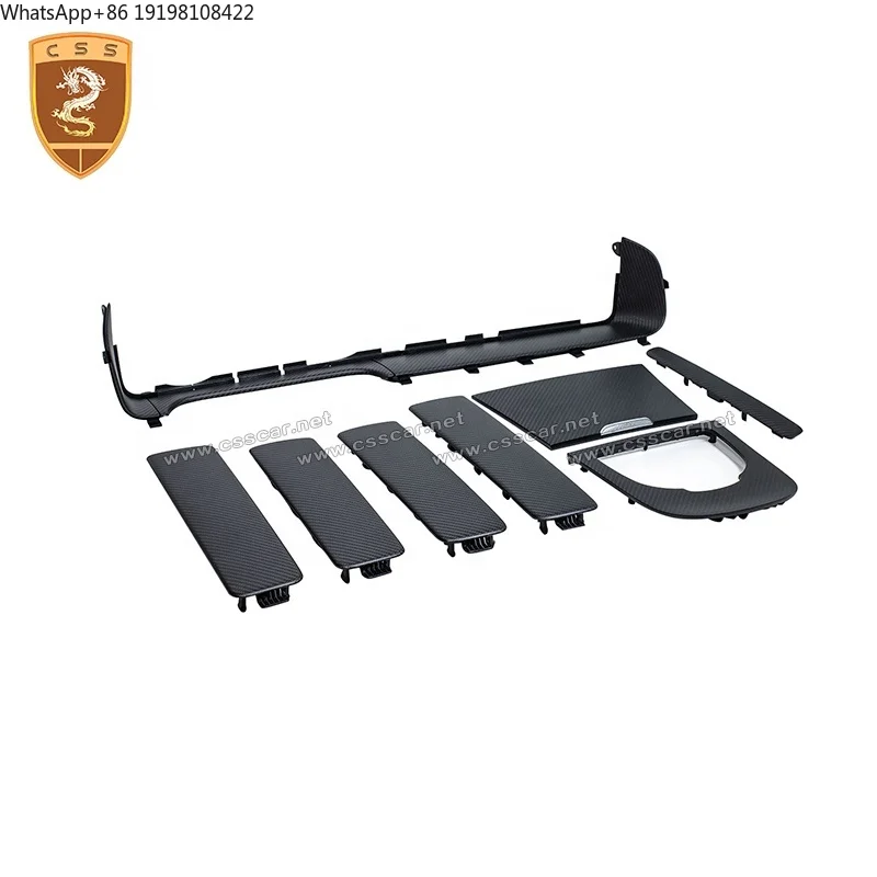 

Автомобильные аксессуары из углеродного волокна, украшения для приборной панели автомобиля, внутренняя накладка для Mercedes G Class G350 G63