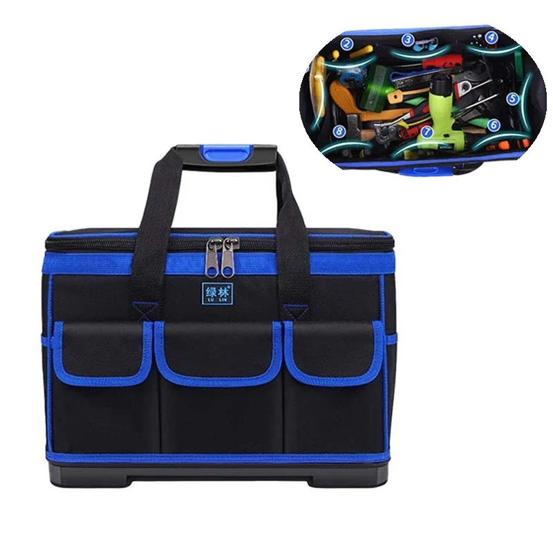 Portable Oxford Cloth Reinforced Tools Bag Multifunctional Electrician Professional Repair Accessories Hardware Organizer Kit