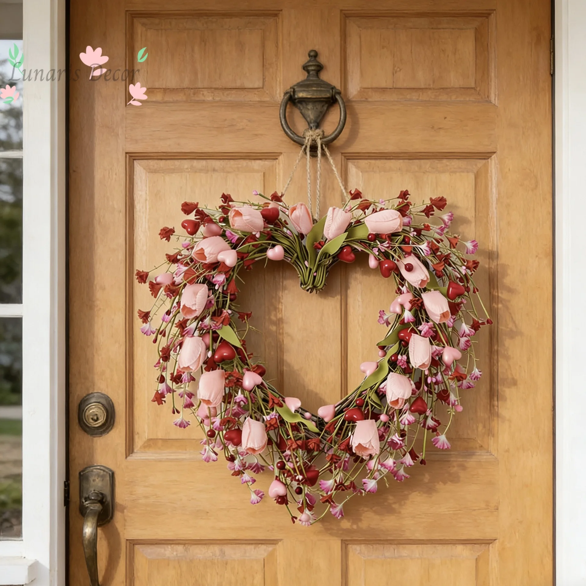 Karangan Bunga Tulip Hati Hari - Home Decor Tulip ulasan dan harga