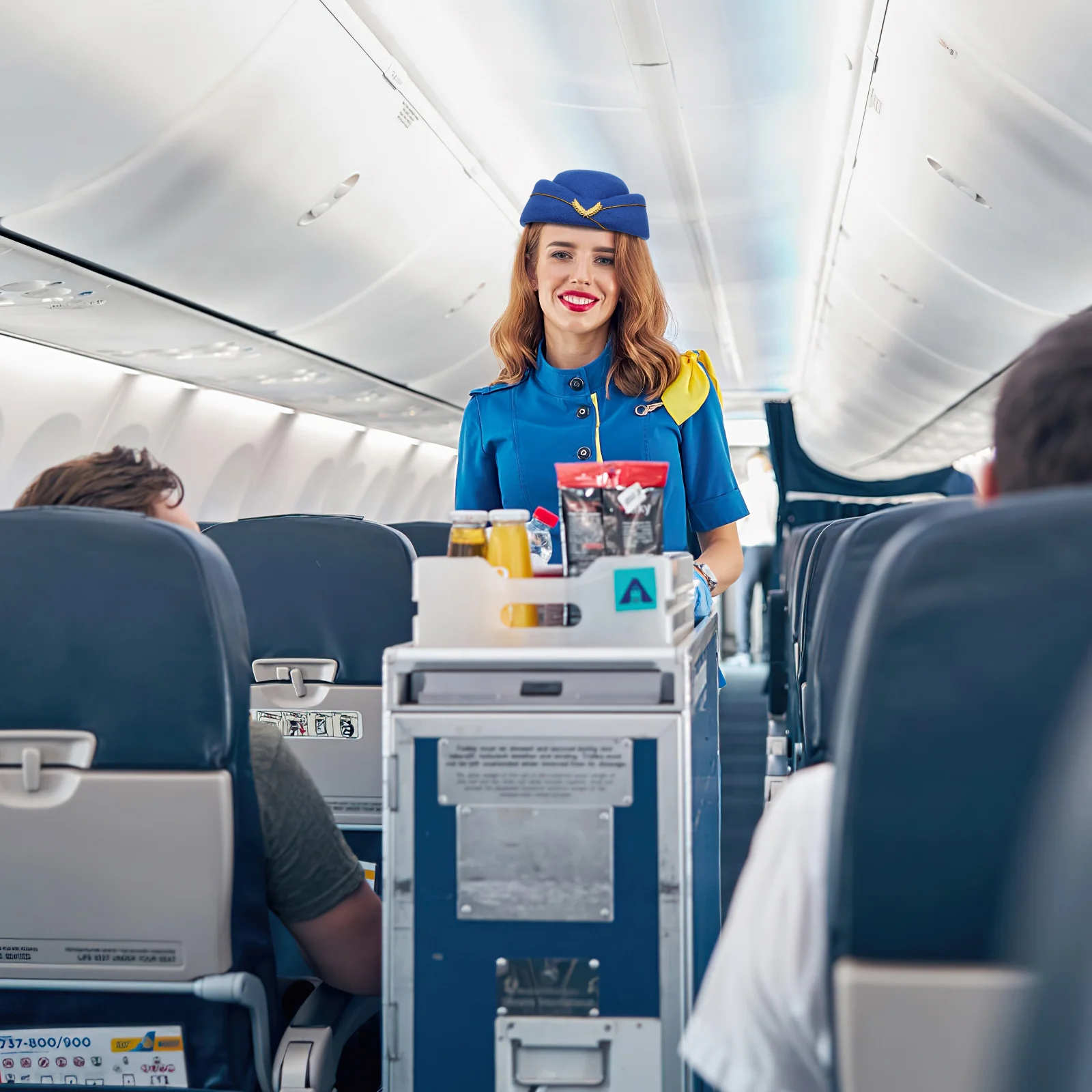 

Hat Royal Blue Flight Attendant Red Stewardess Costume Accessories Airplane Hats Women Berets Woman