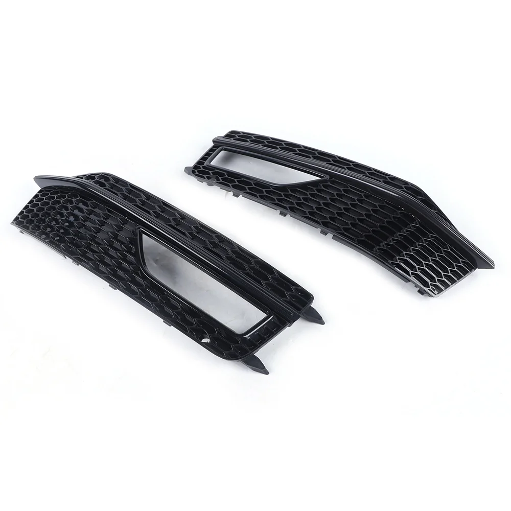 1 paar bumper mistlamp lampafdekking grille grill 8K 0807682 M 8K 0807681 L voor Audi A4 S-lijn S4 2013 2014 2015