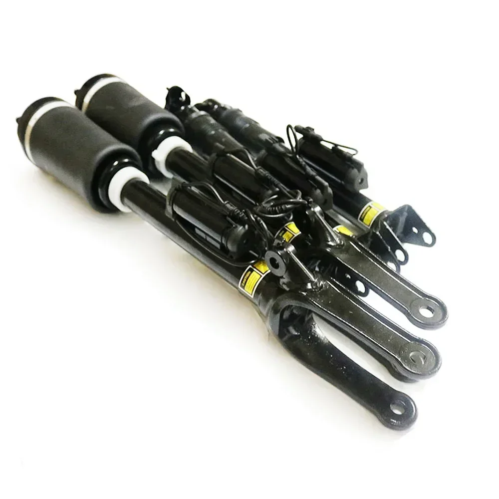 4PC Front+Rear for Mercedes W164 ML350 ML450 ML500 GL350 GL450 GL550 ADS Airmatic Suspension Air Spring Air Ride Shock Absorber