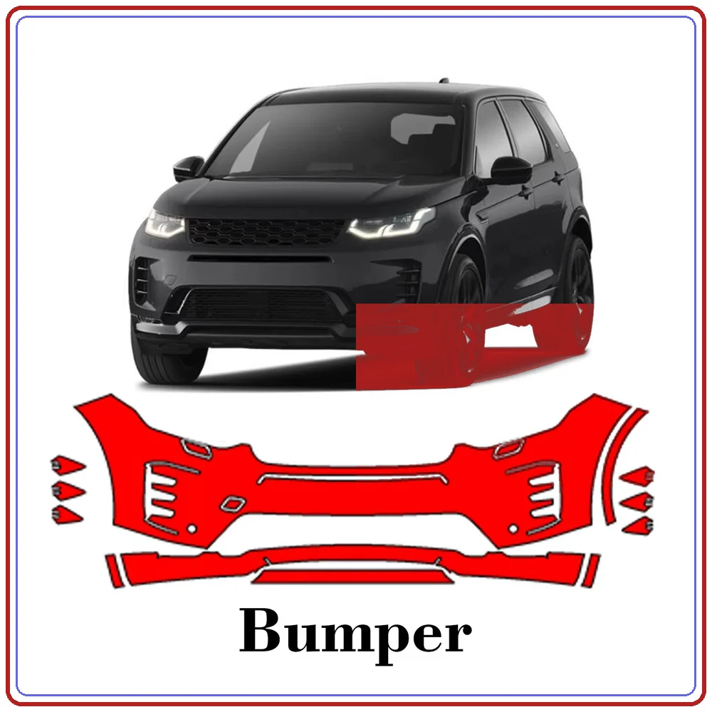 For Land Rover Discovery Sport R Dynamic 2024-2025 Precut TPU PPF Front Bumper Kit Clear Bra Stone Guard EU UK