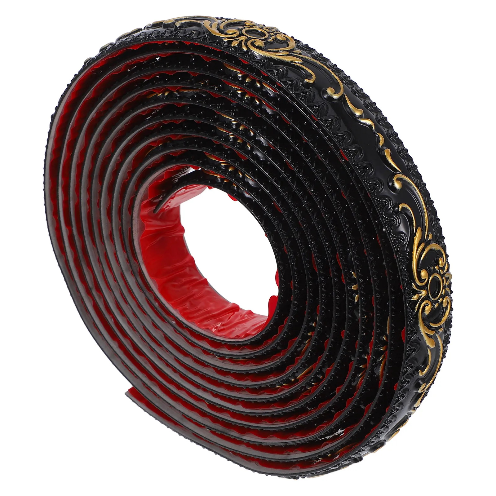 Self Adhesive Wall Edging Strip Flexible PVC Trim for Ceiling Edge Corner Peel and Stick Decorative Molding Wall Borders Peel