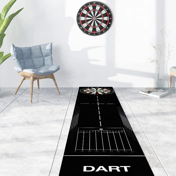 VIKAMA Dart Score Sheet Printed Mat Standard Throwing Lines Non Slip Wear Resistant Long Strip Game Carpet